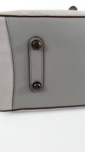 Coach 1941 Cooper Carryall Bag in Heather Grey Suede & Leather Lining - Crossbody Handbag Tote - Coach 22822