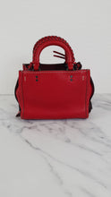 Load image into Gallery viewer, Coach Rogue 17 in 1941 Red Pebble Leather with Oxblood Suede Lining - Crossbody Mini Bag
