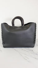 Load image into Gallery viewer, Coach 1941 Rogue Tote Bag With Links in Black Smooth Leather Handbag Shoulder Bag - Coach 86810
