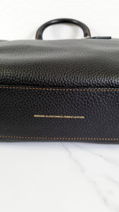Coach 1941 Rogue Brief Briefcase in Black Pebble Leather - Laptop Bag Handbag Office Bag Unisex - Coach 11104