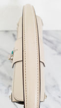 Load image into Gallery viewer, Coach Page Shoulder Bag in Chalk Smooth Leather With Western Rivets and Snakeskin - Crossbody Bag Handbag - Coach 86731
