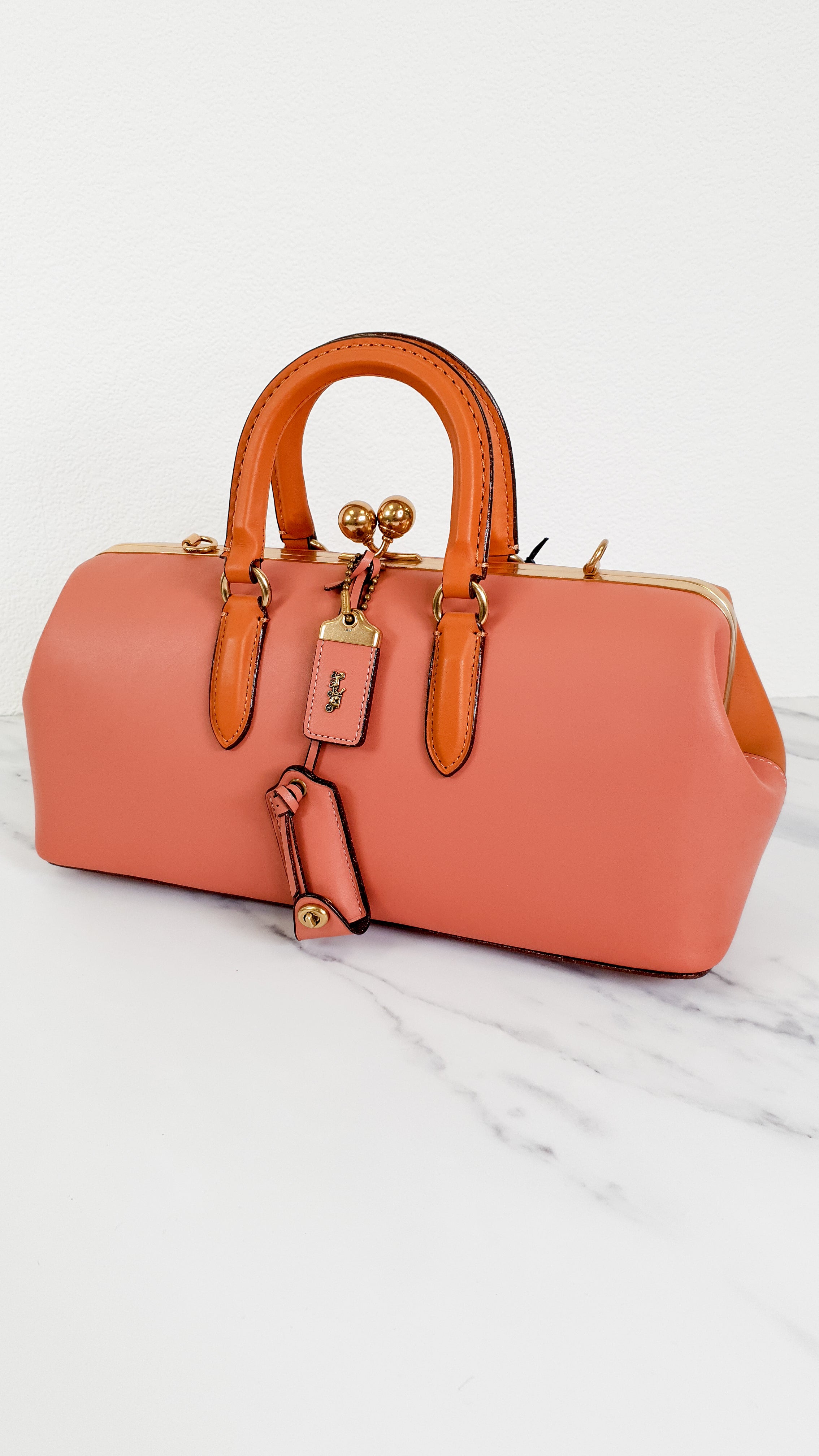 Coach kisslock satchel 38 Clearance