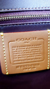 RARE Coach 1941 Kisslock Satchel 38 in Colorblock Melon & Orange Tan - Limited Edition Crossbody Handbag - Coach 21818