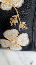 Load image into Gallery viewer, Coach 1941 Rogue 31 in Black with Western Embroidery Flowers &amp; Varsity Stripe - Satchel Handbag Coach 57230
