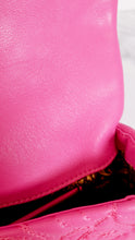 Load image into Gallery viewer, Versace Vanitas Medea Baroque Quilted Hot Pink Studded Shoulder Bag with Medusa Tassel - Handbag Flap Bag
