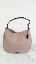 Load image into Gallery viewer, Coach Nomad Hobo in Grey Birch Taupe Willow with Tea Rose Details - Crossbody Shoulder Bag with - Coach 55543
