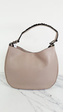 Load image into Gallery viewer, Coach Nomad Hobo in Grey Birch Taupe Willow with Tea Rose Details - Crossbody Shoulder Bag with - Coach 55543
