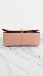 Coach Lex Small Flap Bag in Signature Debossed Patent Leather in Blush Pink - Crossbody Bag Shoulder Bag - Coach F22292
