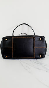 Coach 1941 Outlaw Patchwork Satchel Bag in Black Leather - Shoulder Bag Handbag - Coach 38287