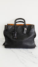 Load image into Gallery viewer, Coach 1941 Rogue 31 Bag in Black Pebble Leather with Honey Suede Classic Handbag - Coach 38124
