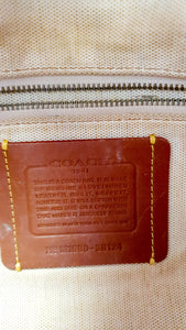Coach 1941 Rogue 31 Bag in Black Pebble Leather with Honey Suede Shoulder Handbag - Coach 38124