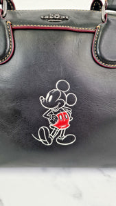 Disney x Coach Mini Bennett in Black Smooth Leather with Mickey Mouse - Handbag coach F59371