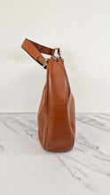 Load image into Gallery viewer, Coach Nomad Hobo in Saddle Brown Tan Cognac Smooth Leather  - Crossbody Shoulder Bag - Coach 36026
