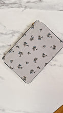Load image into Gallery viewer, Coach Sharky Turnlock Pouch in Rainbow Signature on Palm Tree canvas Grey Clutch - 1367
