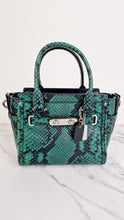 Load image into Gallery viewer, Coach Swagger 21 in Green Snake Print - Handbag Crossbody Bag - Coach 38360
