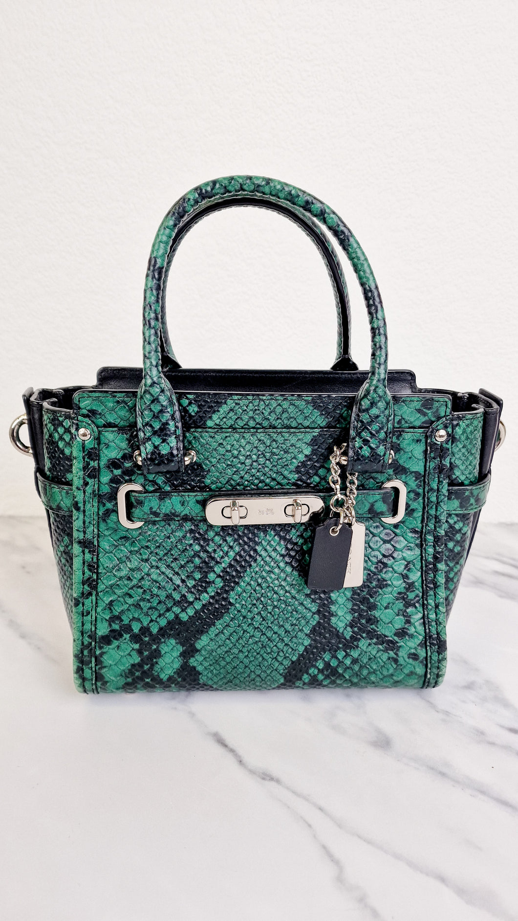 Coach snake print online bag