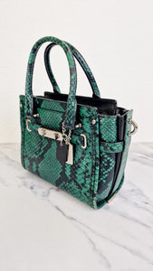 Coach Swagger 21 in Green Snake Print - Handbag Crossbody Bag - Coach 38360
