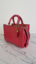 Load image into Gallery viewer, Coach 1941 Rogue 17 in Bright Carmine Red Pink Original Natural Leather - Handbag Mini Bag Crossbody Bag - Coach C3870
