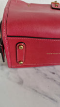 Load image into Gallery viewer, Coach 1941 Rogue 17 in Bright Carmine Red Pink Original Natural Leather - Handbag Mini Bag Crossbody Bag - Coach C3870
