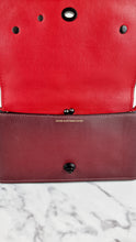 Load image into Gallery viewer, Coach 1941 Dinky Crossbody Bag in Burgundy Smooth Leather With Coach Create Customized Tea Roses - Coach 38185
