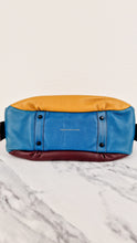 Load image into Gallery viewer, Coach 1941 Bandit Hobo 39 Bag in Goldenrod Yellow, Blue &amp; Oxblood Pebble Leather - 2 in 1 handbag - Coach 10736
