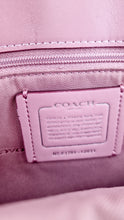Load image into Gallery viewer, Coach Mercer Satchel 30 in Dusty Rose Pink with Tooled Leather Tea Roses - Floral Crossbody Bag Handbag - Coach 12031
