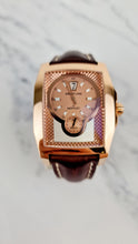 Load image into Gallery viewer, Breitling For Bentley Flying B Watch in 18K Rose Gold Jump Hour Serviced R28362 Limited Edition Mother of Pearl MOP
