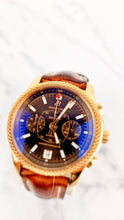 Load image into Gallery viewer, Breitling for Bentley Flying B Mark VI 18K Yellow Rose Gold with Brown Croc Leather H26362
