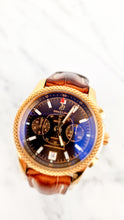 Load image into Gallery viewer, Breitling for Bentley Flying B Mark VI 18K Yellow Rose Gold with Brown Croc Leather H26362
