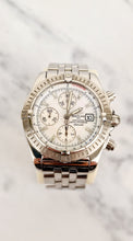 Load image into Gallery viewer, Breitling Chronomat Evolution Stainless Steel with MOP dial 43mm Mother of Pearl A13356
