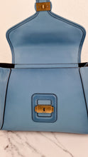 Load image into Gallery viewer, Coach 1941 Courier Carryall in Pacific Blue Smooth Leather Tophandle Crossbody Bag Satchel - Coach 88348
