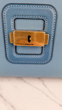Load image into Gallery viewer, Coach 1941 Courier Carryall in Pacific Blue Smooth Leather Tophandle Crossbody Bag Satchel - Coach 88348
