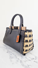 Load image into Gallery viewer, Coach 1941 Troupe Carryall with Weaving - Upwoven Tote Bag Black Leather - Coach 623
