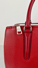 Load image into Gallery viewer, Coach Brooklyn Carryall 34 Bag in Red Pebble Leather - Coach 57276
