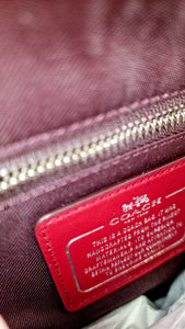 Coach Brooklyn Carryall 34 Bag in Red Pebble Leather - Coach 57276