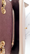 Load image into Gallery viewer, RARE Coach Parker Sample Bag in Tan Leather &amp; Suede with Rivets &amp; Snakeskin Tea Rose Turnlock - Shoulder Bag Crossbody
