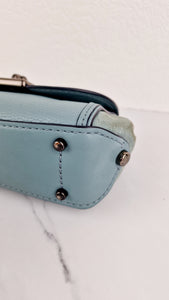 Coach Drifter Crossbody Bag in Steel Blue Leather & Suede - Coach 59048