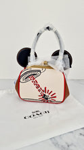 Load image into Gallery viewer, Disney x Coach x Keith Haring Mickey Mouse Kisslock Bag in Smooth Leather With Mickey Mouse and Spaceship Pop Art Crossbody Bag Handbag - Coach 4719
