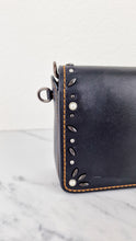 Load image into Gallery viewer, Coach 1941 Dinky Black with Customized Rivets Embellishment - Smooth Leather Crossbody Bag - Coach 37296
