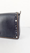 Load image into Gallery viewer, Coach 1941 Dinky Black with Customized Rivets Embellishment - Smooth Leather Crossbody Bag - Coach 37296
