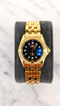 Load image into Gallery viewer, Breitling Callistino II 18K Yellow Gold Watch with Diamond Bezel &amp; Diamond Dial K52045.1
