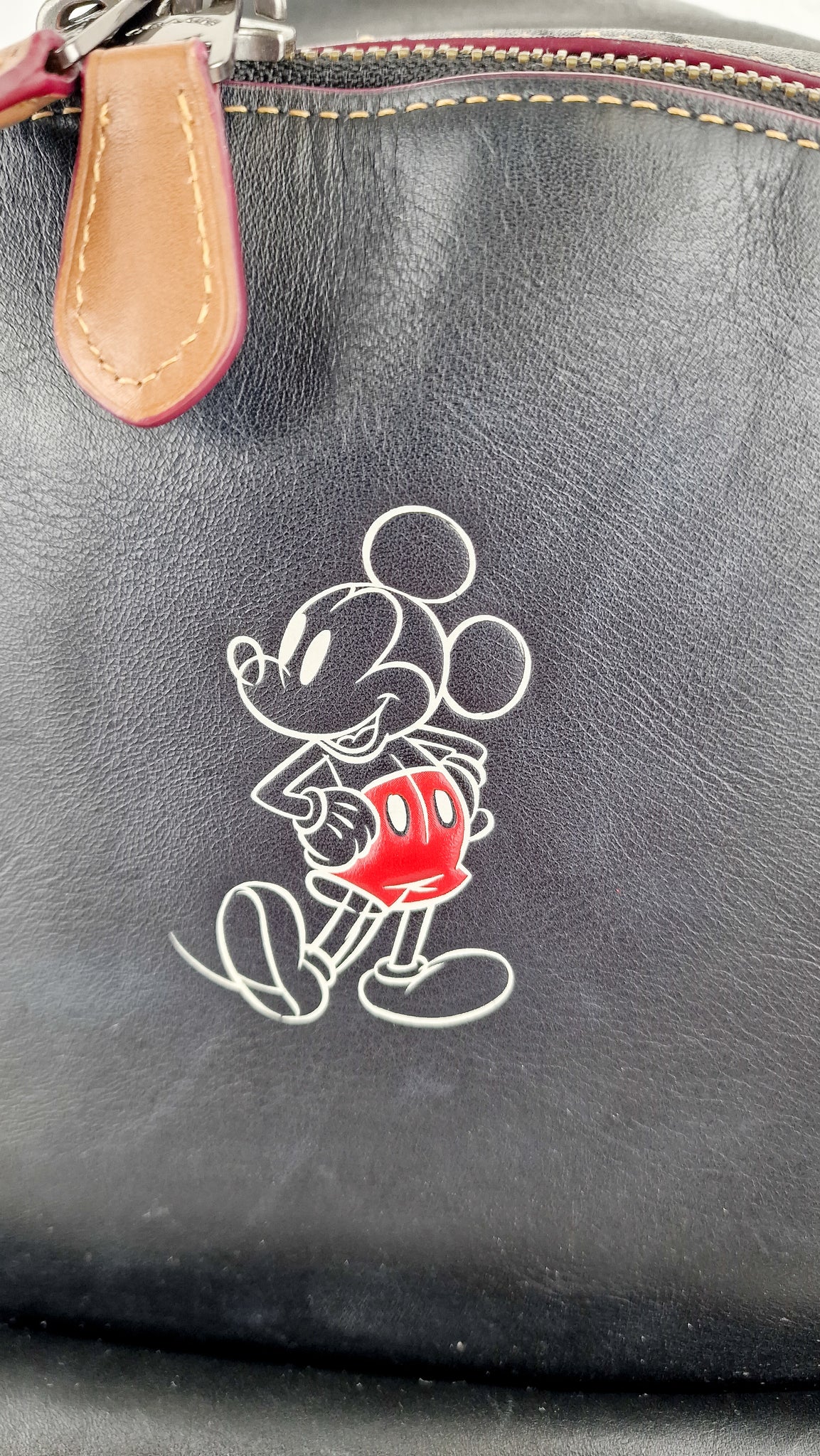 coach charlie mickey mouse backpack Disney x Coach Mickey Mouse Charlie Backpack in Black Smooth Leather B – Essex Fashion House