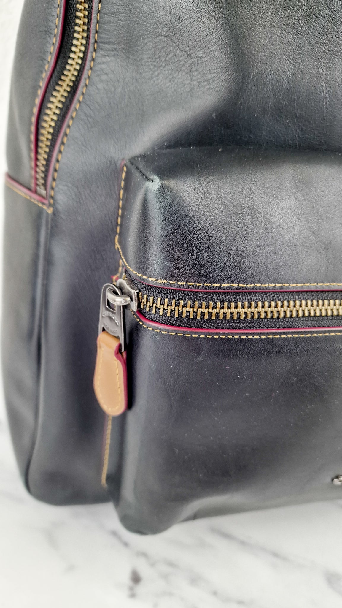 coach disney charlie backpack Disney x Coach Mickey Mouse Charlie Backpack in Black Smooth Leather B – Essex Fashion House