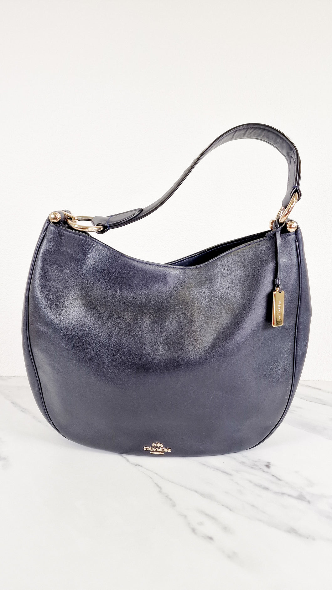 Coach nomad hobo navy Clearance