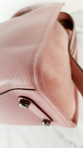 Coach 1941 Rogue 31 in Dusty Rose Pink Mixed Leather with Burgundy Suede - Satchel Handbag 23755