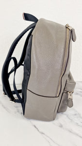 Coach Medium Charlie Backpack in Grey Pebble Leather - Coach F30550