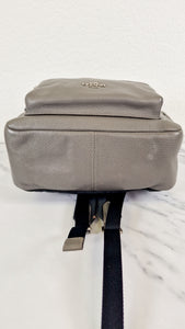 Coach Medium Charlie Backpack in Grey Pebble Leather - Coach F30550