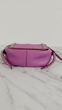 Load image into Gallery viewer, Coach Rivets Dakotah 15 Crossbody Bag in Puce Purple Pink Smooth Leather - Coach 35751 
