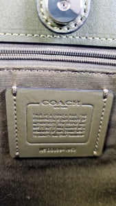 Coach Dempsey Carryall Tote in Cargo Green & Chalk With Banana Leaves Print Crossbody Bag - Coach 1952