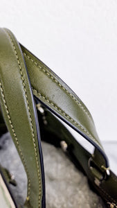 Coach Dempsey Carryall Tote in Cargo Green & Chalk With Banana Leaves Print Crossbody Bag - Coach 1952